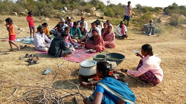 16 Dalit families in Chowdadenahalli village have been denied rations for the past 1.5 years.