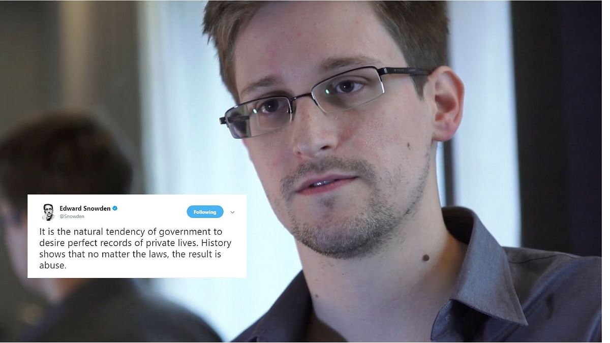 Edward Snowden Tweets Ex-Raw Chief’s Article on Aadhaar Misuse