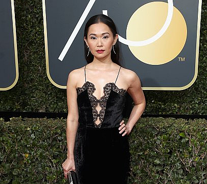 Hong Chau at the 75th Golden Globe Awards.