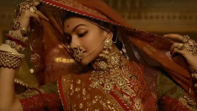 Deepika Padukone in a still from the song ‘Ghoomar’ from Padmaavat.