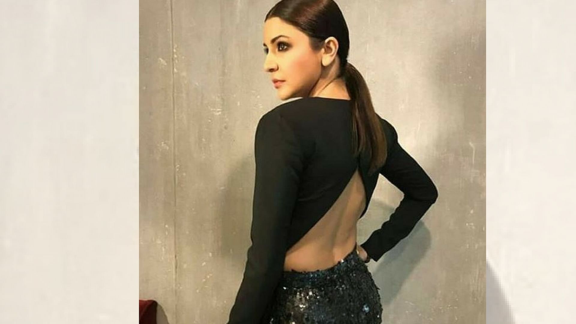 Anushka Sharma sizzles in this all-black look.