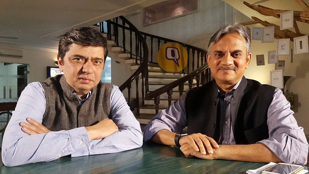 Santosh Desai (left) on the state of the media.