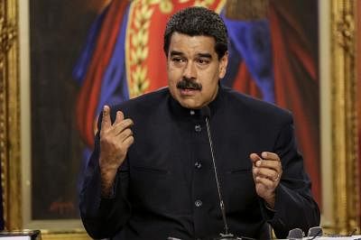 Venezuelan President Nicolas Maduro. (Xinhua/Str/IANS)