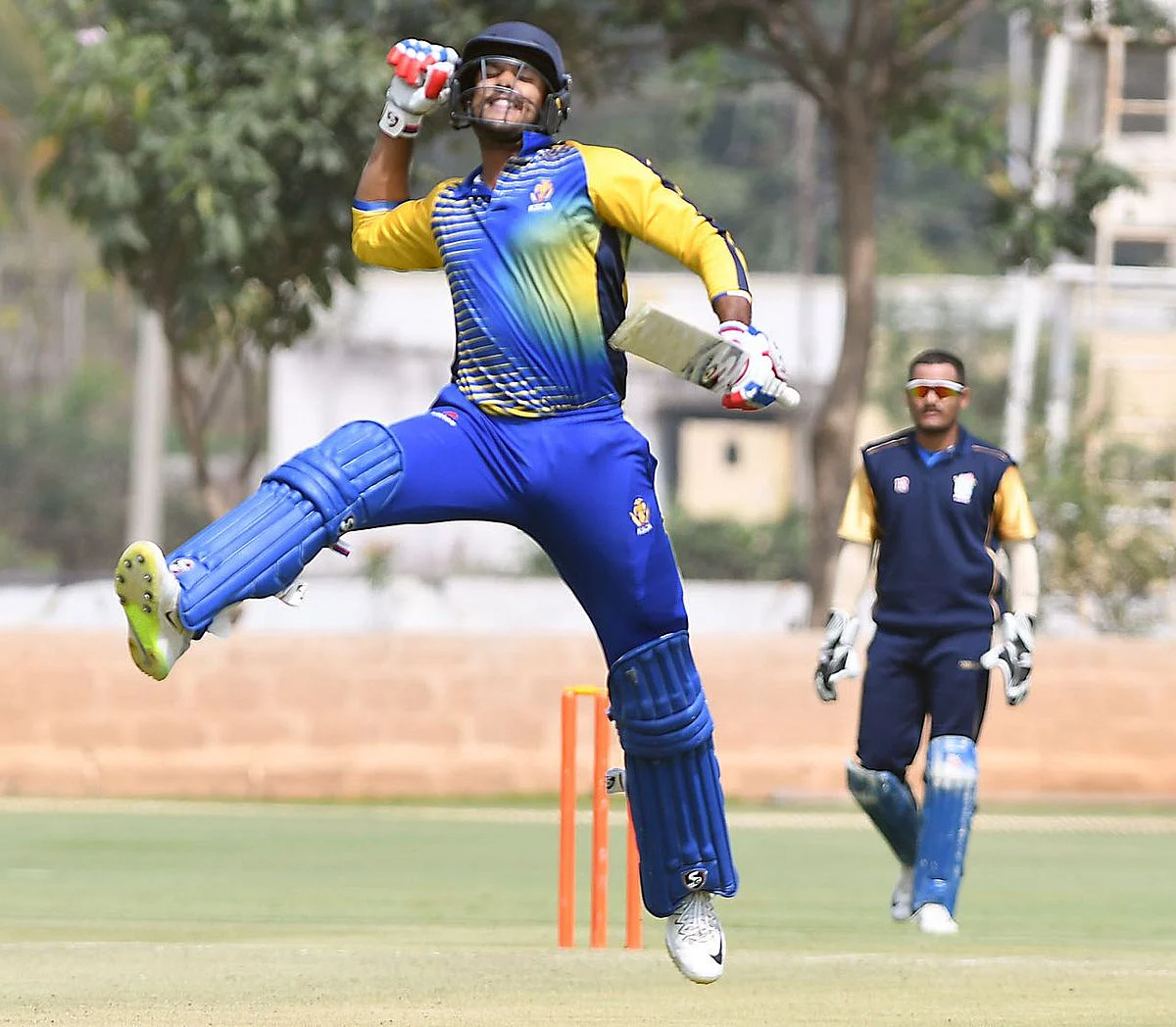 Mayank Agarwal smashed a 111-ball 140 against Hyderabad in the quarterfinal.