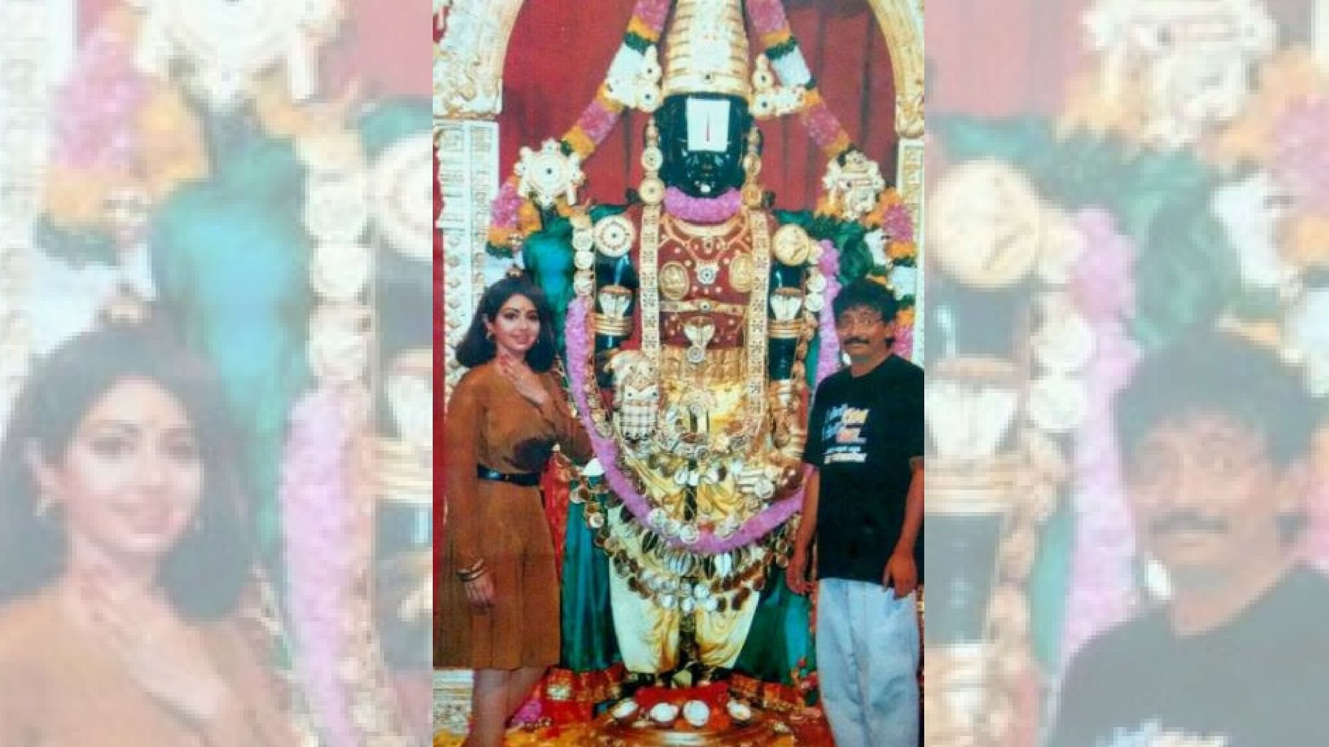 Sridevi with Ram Gopal Varma.