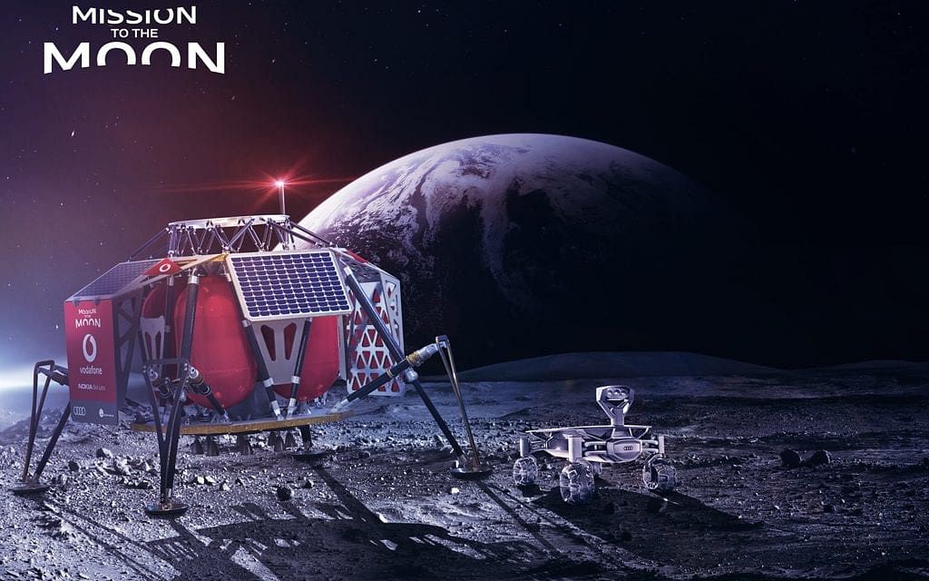 Vodafone and Nokia will establish a 4G communications network on the moon that will help future lunar missions too. 