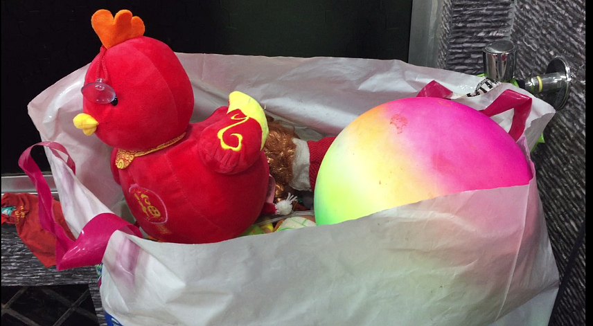 Oyetri’s toys and school things are all her parents have to remember her by.