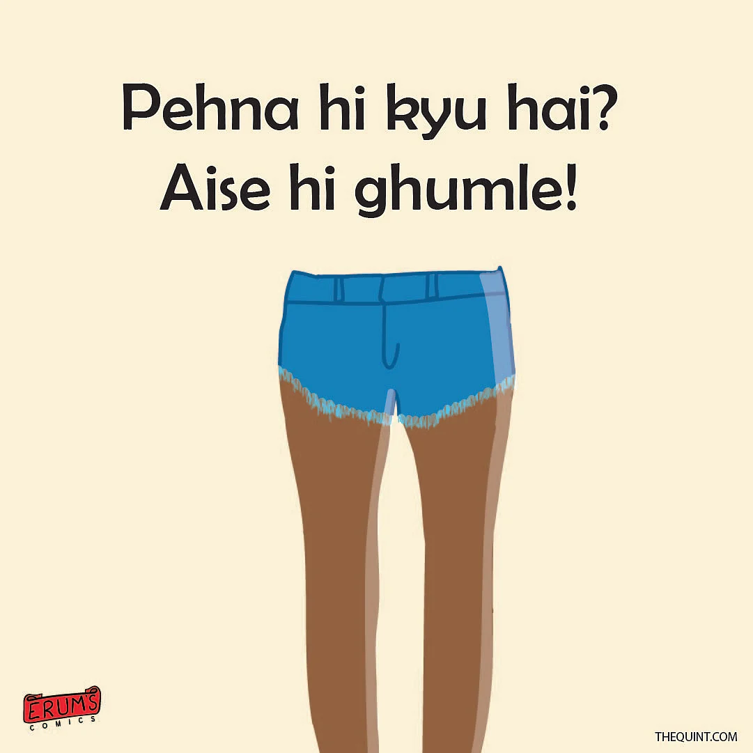 Erum’s Comics: Indian Moms vs Denim Shorts