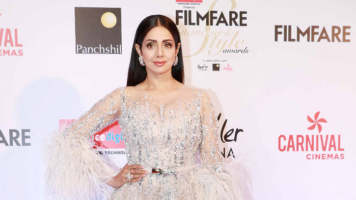 The late Sridevi Kapoor. 