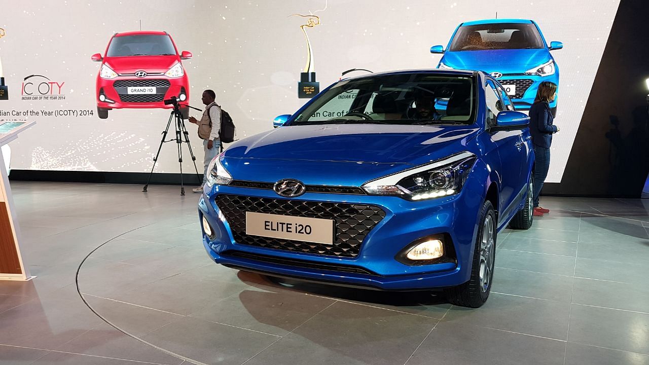 The facelifted Elite i20.