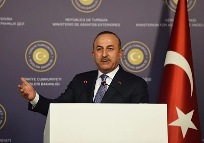 Turkish Foreign Minister Mevlut Cavusoglu. (Xinhua/He Canling/IANS)