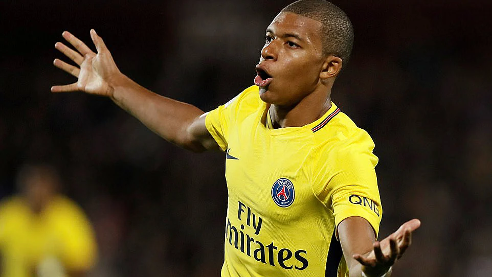 Mbappe scored on his debut for PSG.