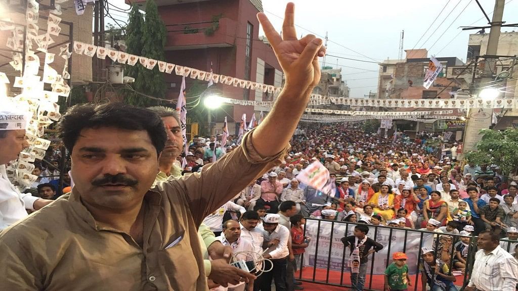 AAP MLA Naresh Balyan said officers who create hurdles in  work meant for people’s welfare should be beaten up. 