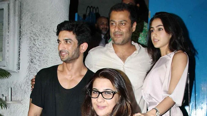 Sushant Singh Rajput, Abhishek Kapoor, Sara Ali Khan and Amrita Singh.