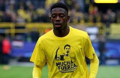 Ousmane Dembele. (Xinhua/Joachim Bywaletz/IANS)