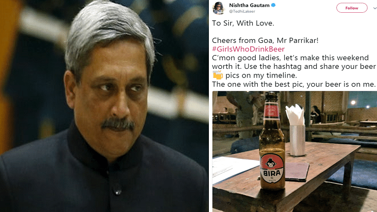 Goa Chief Minister Manohar Parrikar kicked up a storm with his comments about women drinking beer.&nbsp;