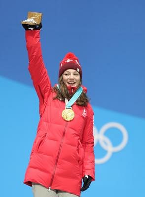 PYEONGCHANG, Feb. 17, 2018 (Xinhua) -- Gold medalist Switzerland