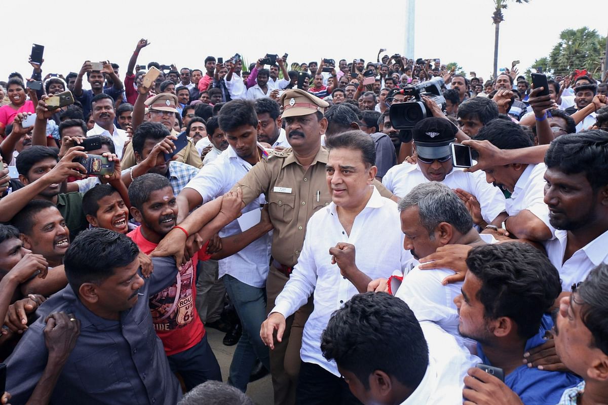 Kamal Haasan launched his party, the ‘Makkal Needhi Maiam’, on 21 February 2018