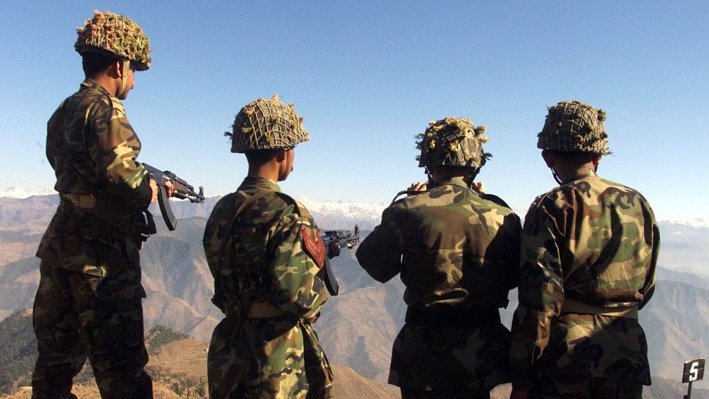  Pakistani soldiers hold exercises overlooking the Indian side of the Kashmir post in Chirikot in the Poonch sector of Pakistan-controlled Kashmir. This is a representational image only.