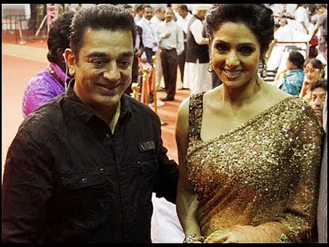 Kamal Haasan and Sridevi at a fete.