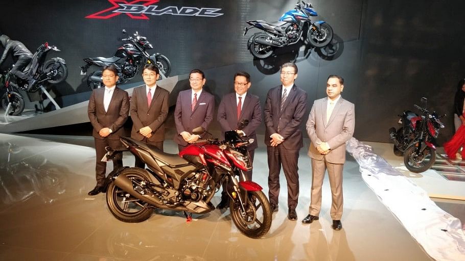 The Honda X Blade was launched at the Auto Expo 2018.