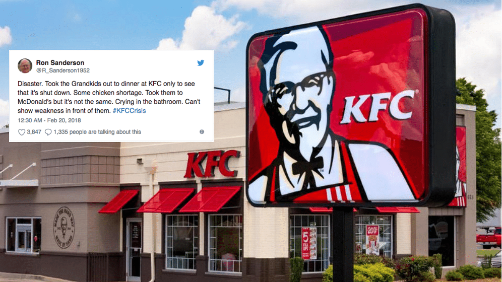 KFC Ran out of Chicken in the UK and Twitter Is Losing It!