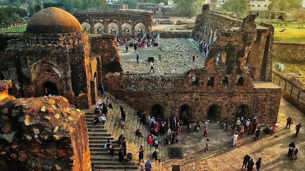 People flock to the Feroz Shah Kotla fort to share their troubles.
