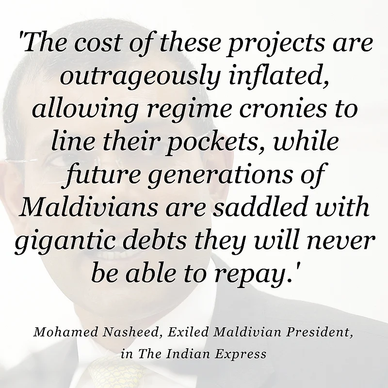 ‘Maldives Being Sold to China’: Ex-Prez Nasheed Urges India to Act