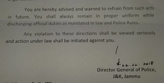 Exclusive: J&K DGP Warns IPS Rath on ‘Illegal, Unbecoming Conduct’