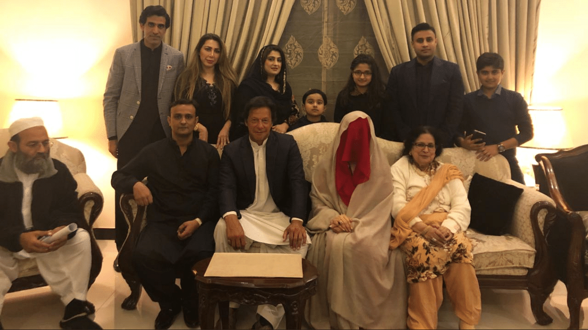 Imran Khan’s new wife appearing in her wedding photos in full purdah sparked a debate among netizens.
