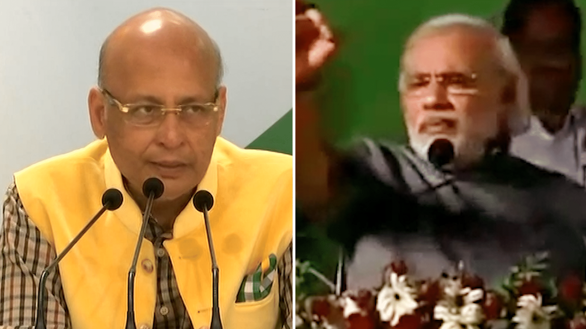 Congress leader Abhishek Manu Singhvi turned the tables on PM Modi, who had posed the exact same set of questions on India’s security in 2012.&nbsp;