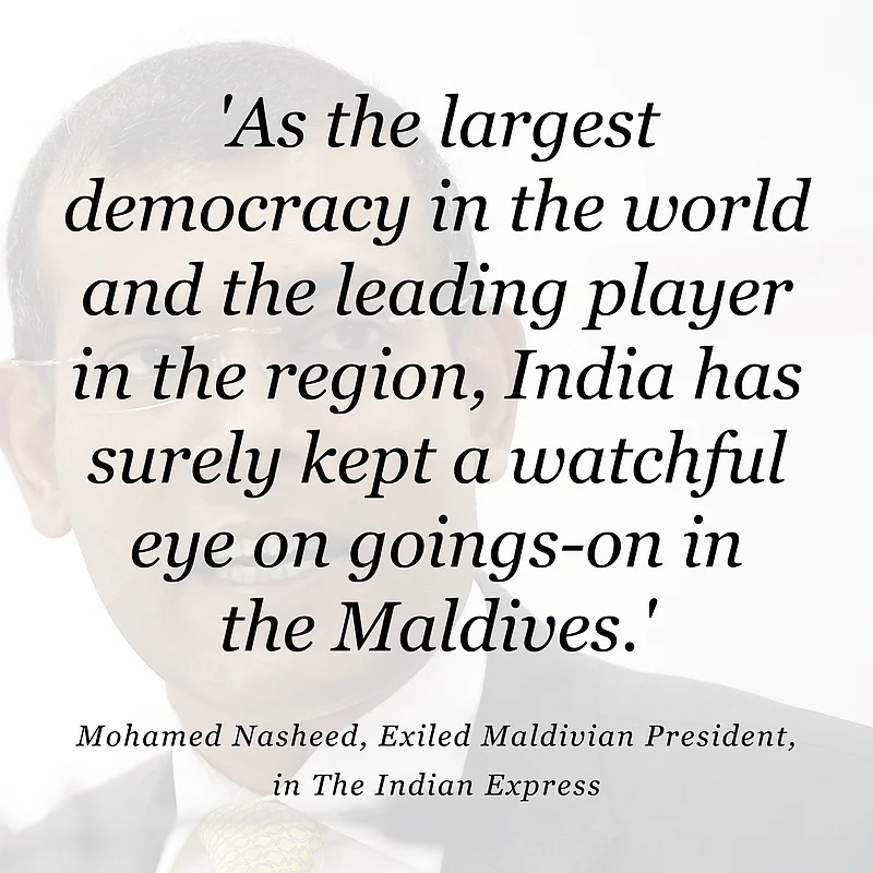 ‘Maldives Being Sold to China’: Ex-Prez Nasheed Urges India to Act