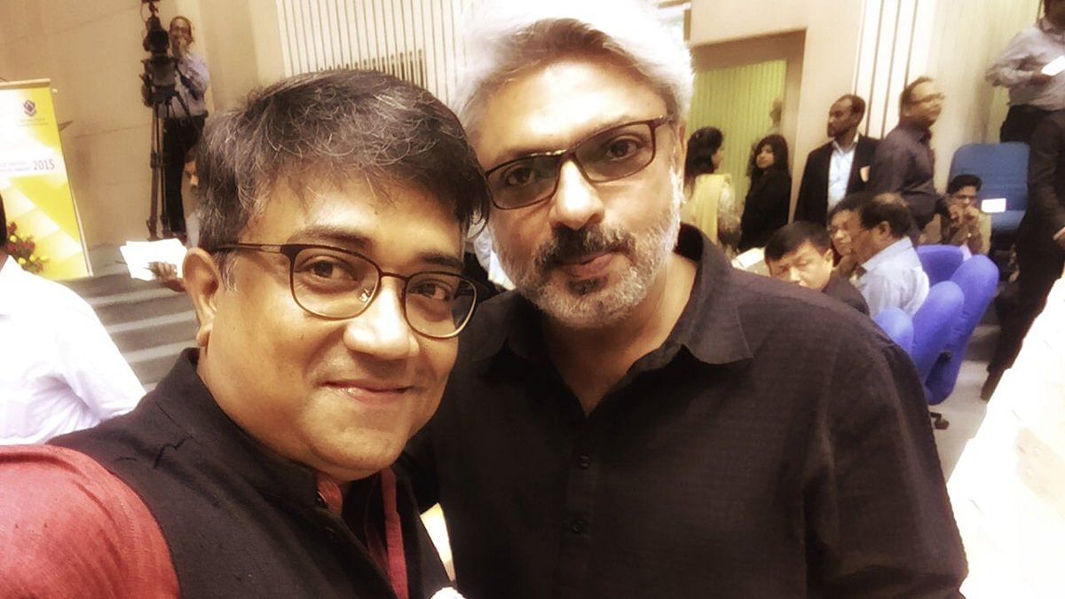 Sudeep Chatterjee with Sanjay Leela Bhansali. 