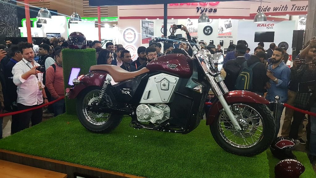 UM Motorcycles Renegade Thor at the Auto Expo 2018.&nbsp;