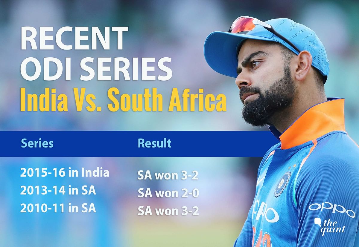 India stand at the cusp of history, having never won an ODI series in South Africa.