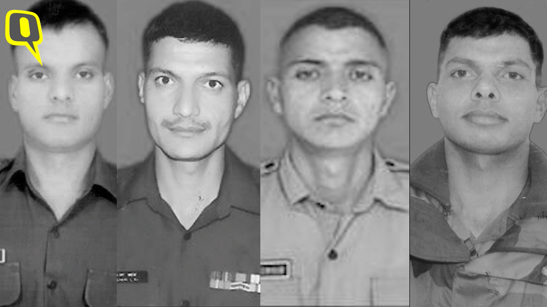 Four soldiers who were killed.