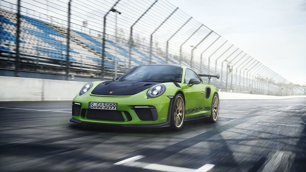 The Porsche 911 GT3 RS is the track-ready version of the standard car.&nbsp;
