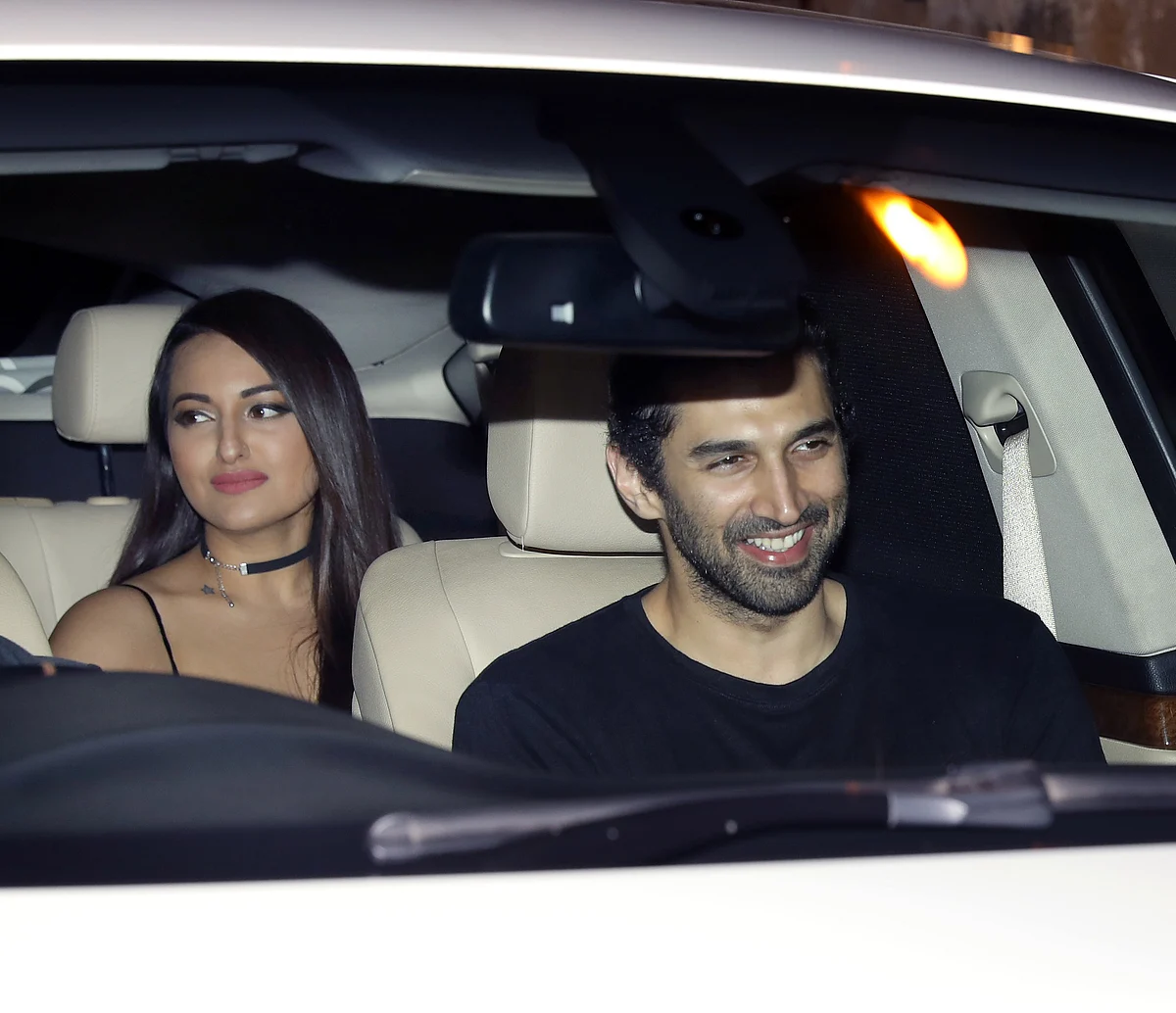 Aditya Roy Kapoor and Sonakshi Sinha came in together, but they’re definitely not seeing each other.