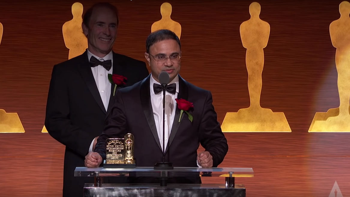 Vikas Sathaye won the 2018 Oscars Scientific and Technical Awards