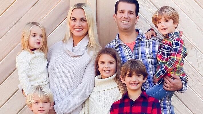 Vanessa Trump with her family.