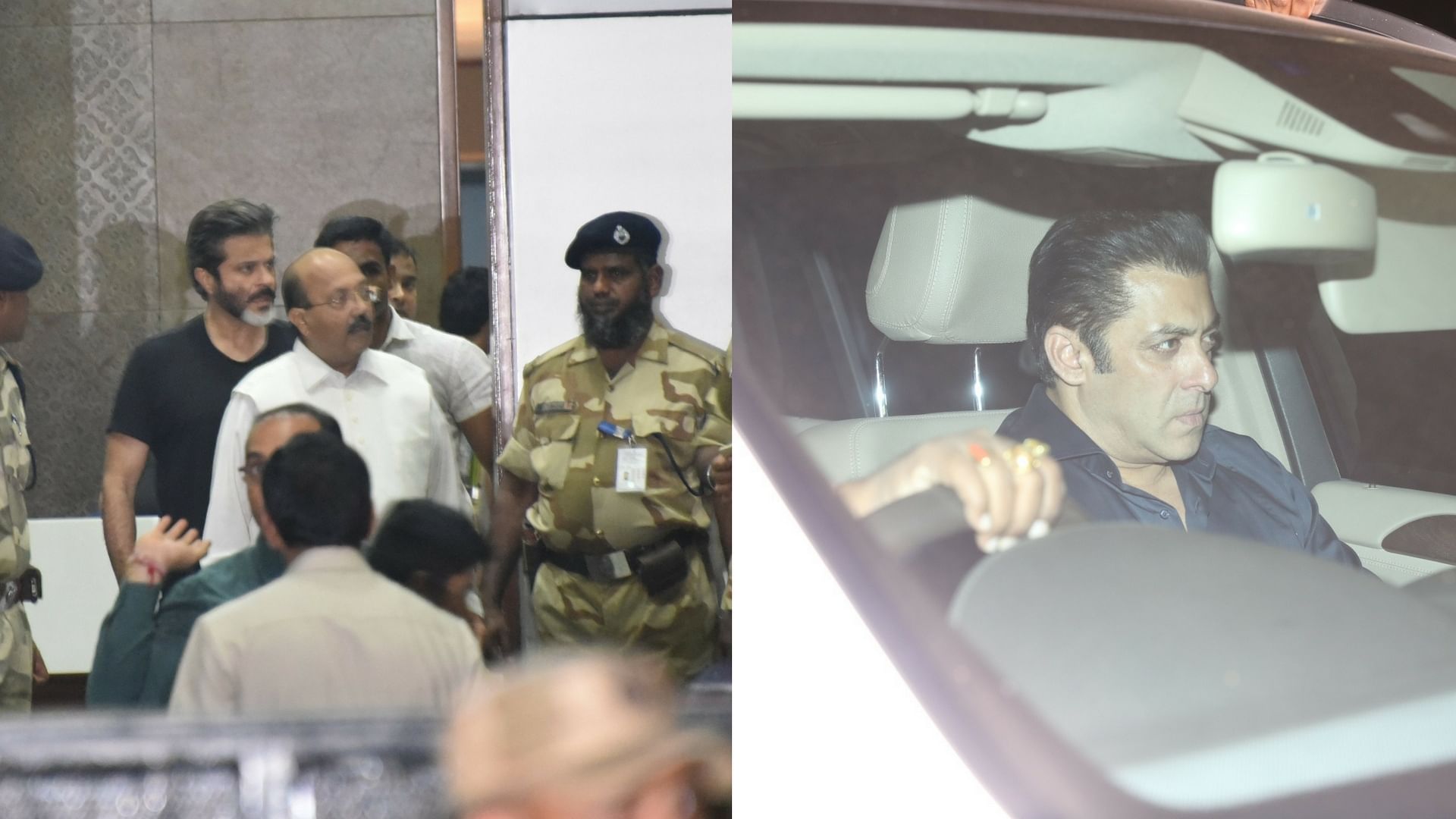 Anil Kapoor and Amar Singh at the Mumbai airport; Salman Khan at Sridevi’s residence.