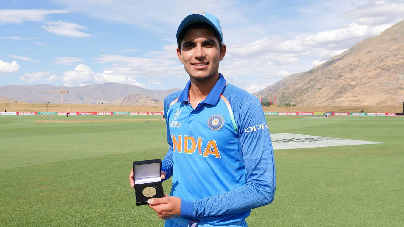 Shubman Gill scored an unbeaten century against Pakistan during the Under-19 World Cup.