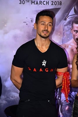 Tiger Shroff's white collar 'Rambo 
