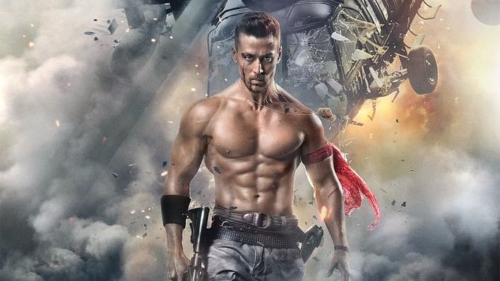 Tiger Shroff in a poster of <i>Baaghi 2</i>.