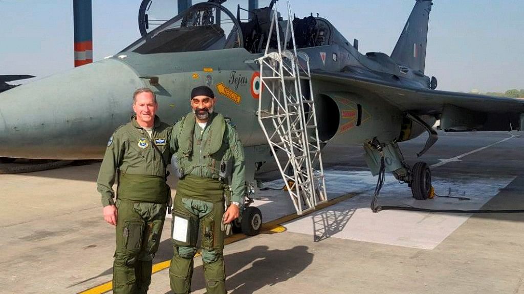 Chief of Staff of US Air Force Flies a Sortie in Tejas Aircraft