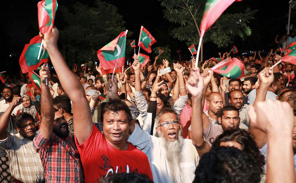 Maldives has been in turmoil after the Government said it would not release opposition MPs as ordered by the Court