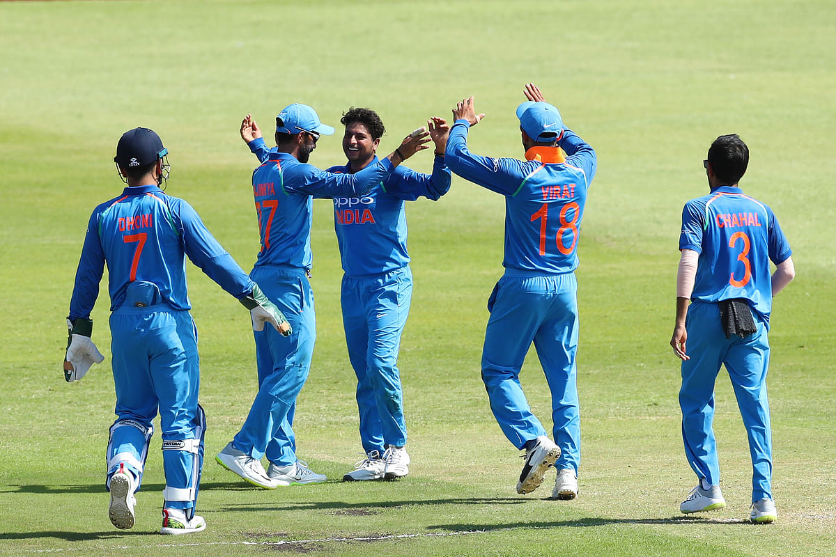 India beat South Africa by six wickets in the first ODI in Durban on Thursday, 