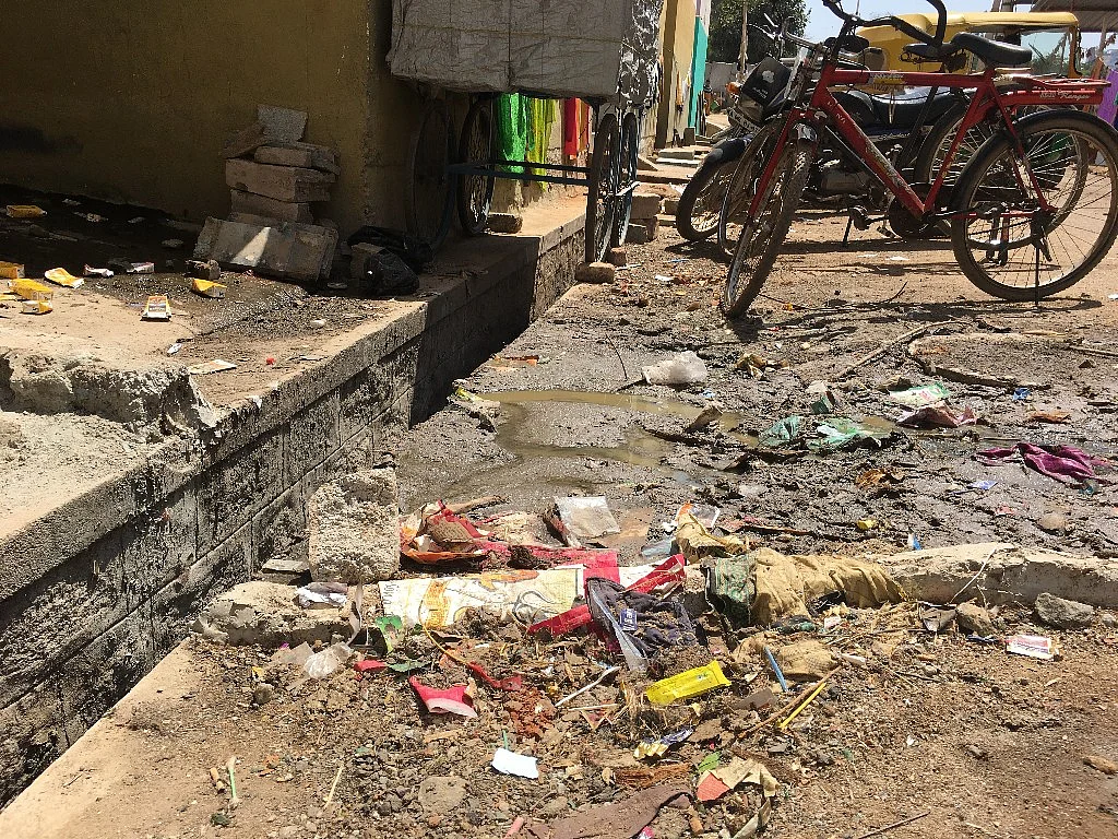 The residents have been putting up with overflowing sewage in the locality for years.