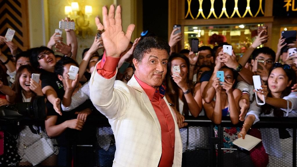 Actor Sylvester Stallone during the movie <i>The Expendables 3</i>&nbsp;special screenings and red carpet event at the Venetian Macao in Macau August 22, 2014.