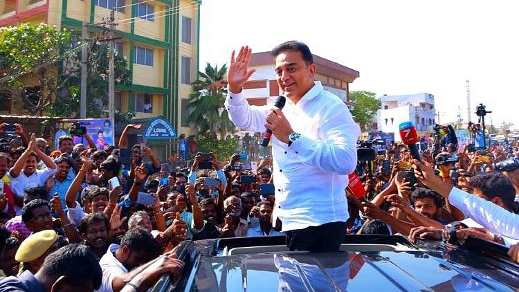 Kamal Haasan addresses a crowd. Image used for representation purposes only.